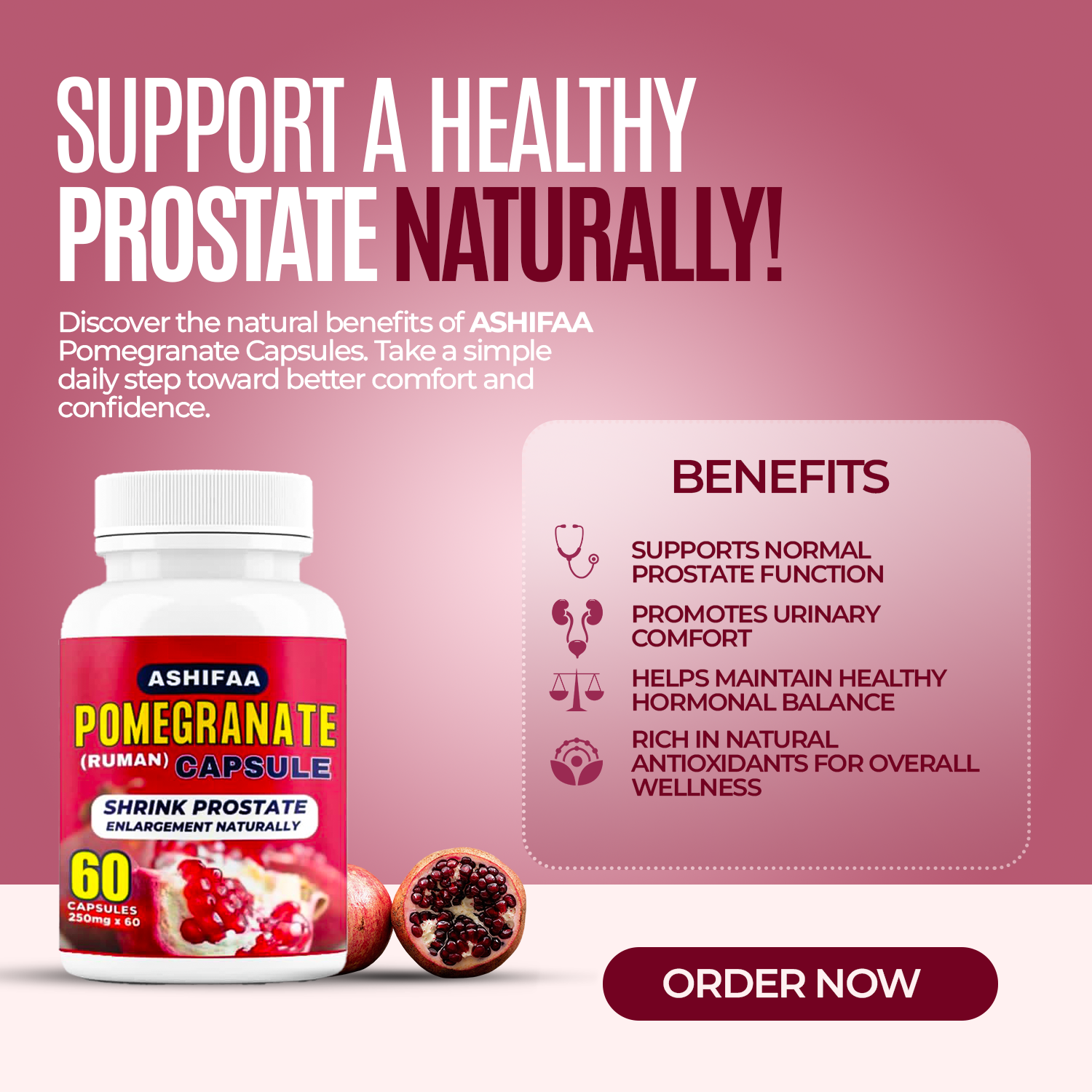 Ashiffa Prostate Pomegranate